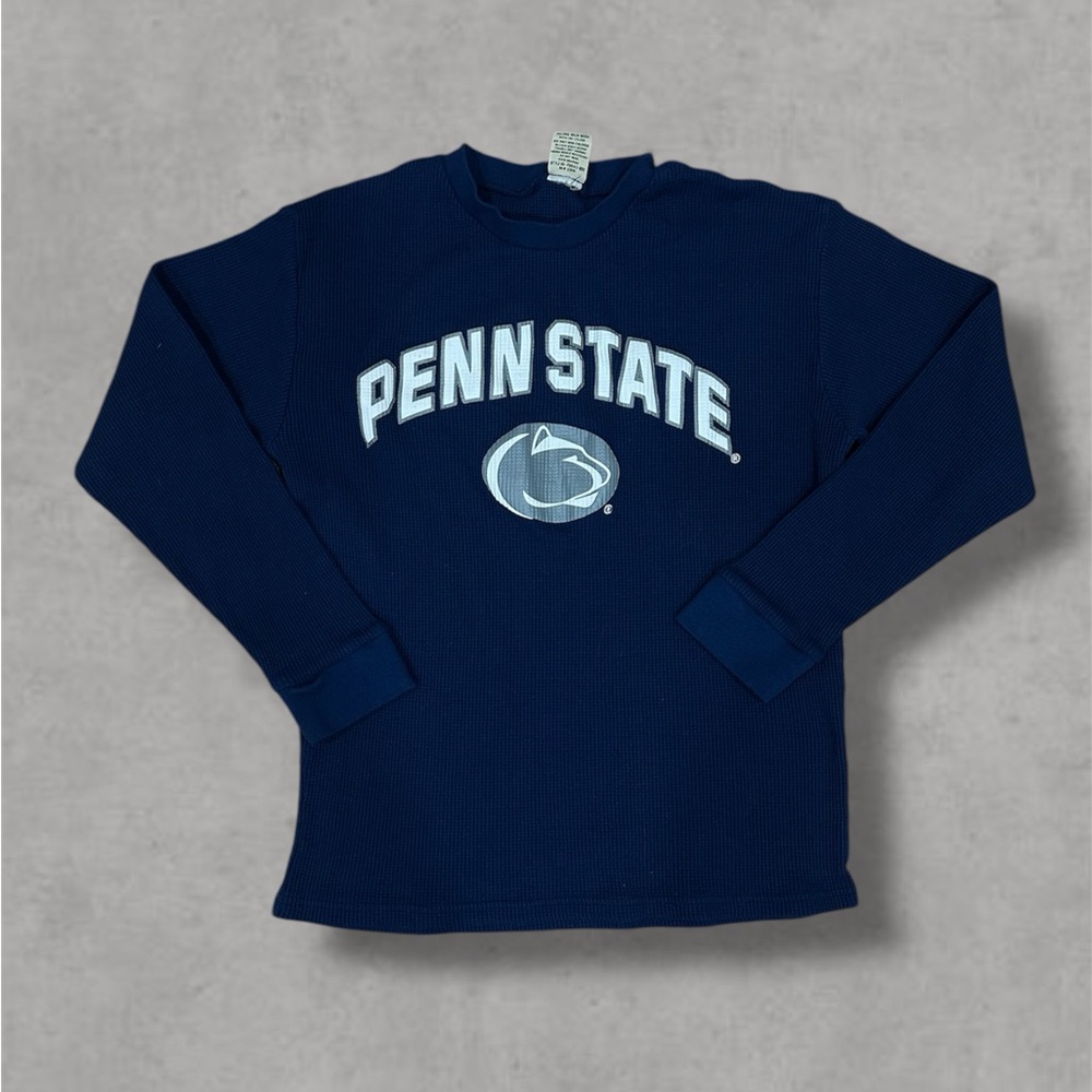 VTG Penn State Nittany Lions Big Logo Big Ball Sports Thermal Long Sleeve Shirt